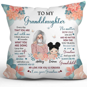 From Grandma Gift For Granddaughter Grandson Personalized Pillowcase